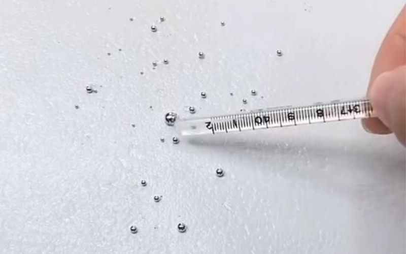 体温计水银突破怎么办？？